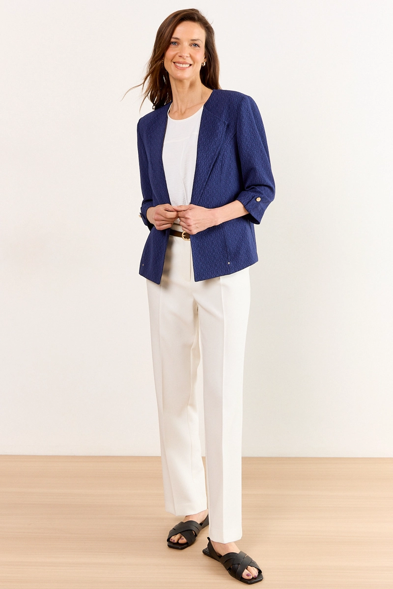 BLAZER AZUL MUJER MA GRIFFE - 5
