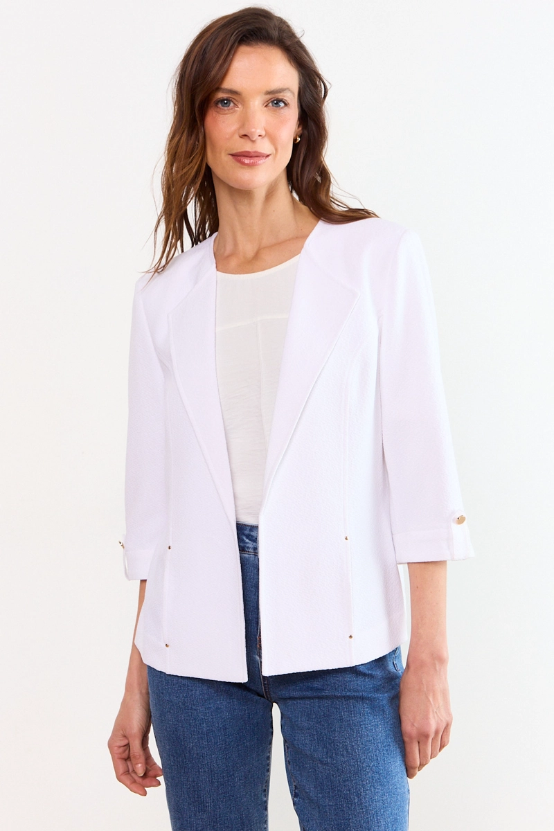 BLAZER BLANCO MUJER MA GRIFFE - 1
