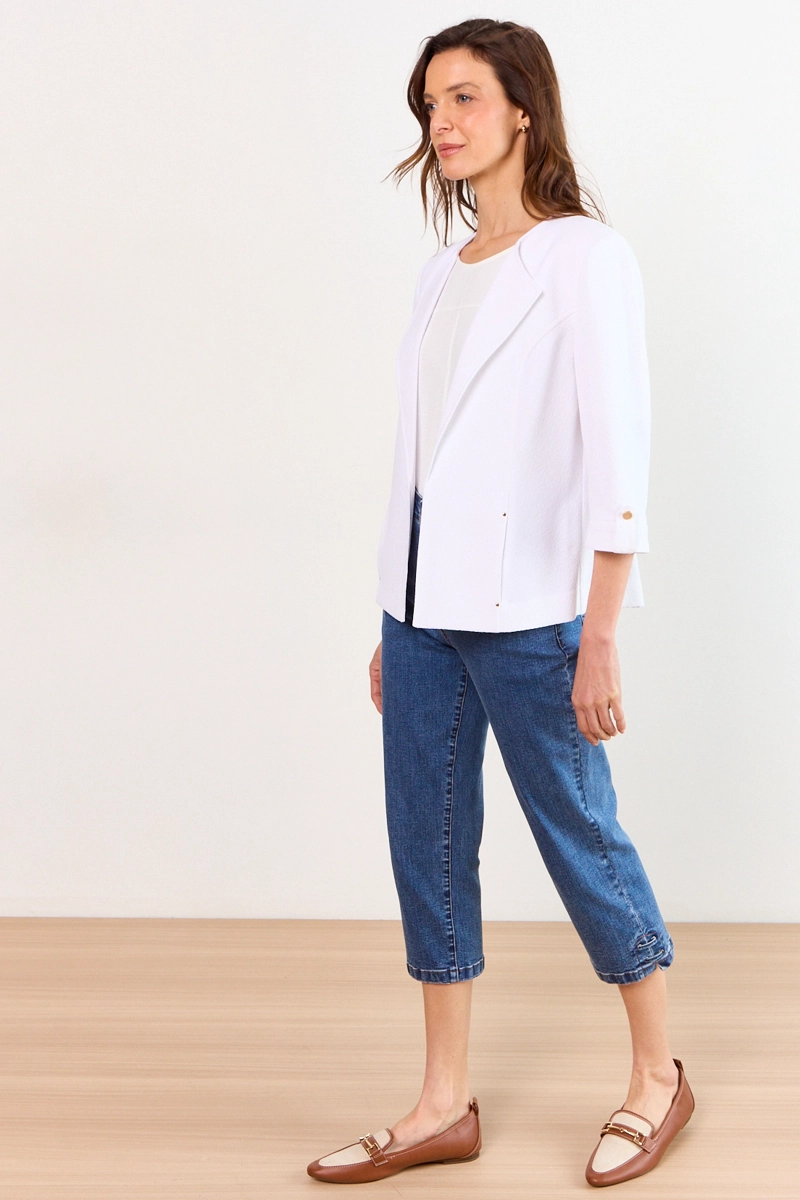 BLAZER BLANCO MUJER MA GRIFFE - 4