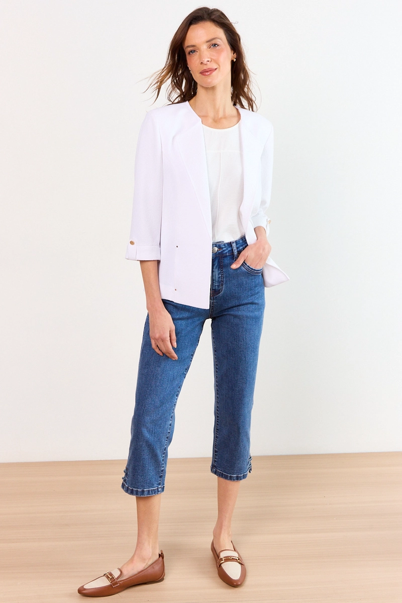 BLAZER BLANCO MUJER MA GRIFFE - 5