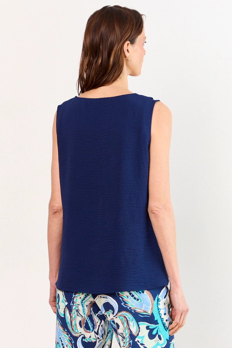 BLUSAS SIN MANGA AZUL MUJER MA GRIFFE - 3
