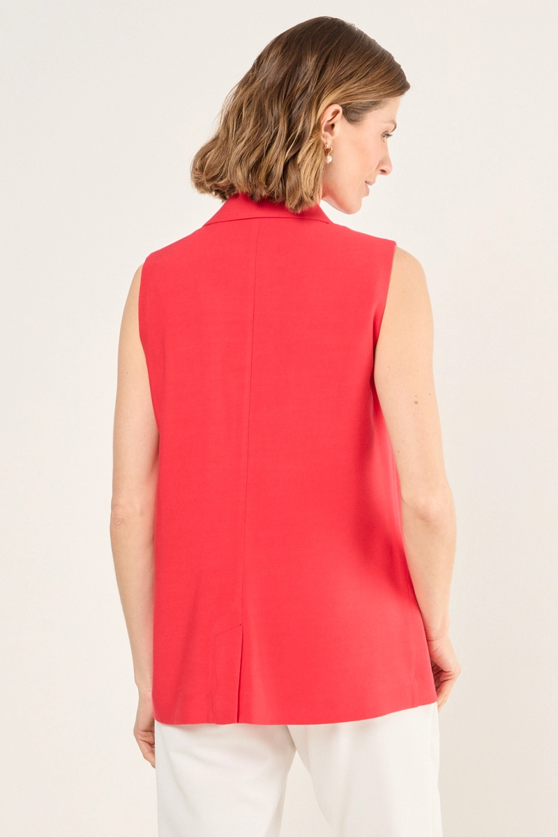 TAPADO ABIERTO ROJO MUJER MA GRIFFE - 3