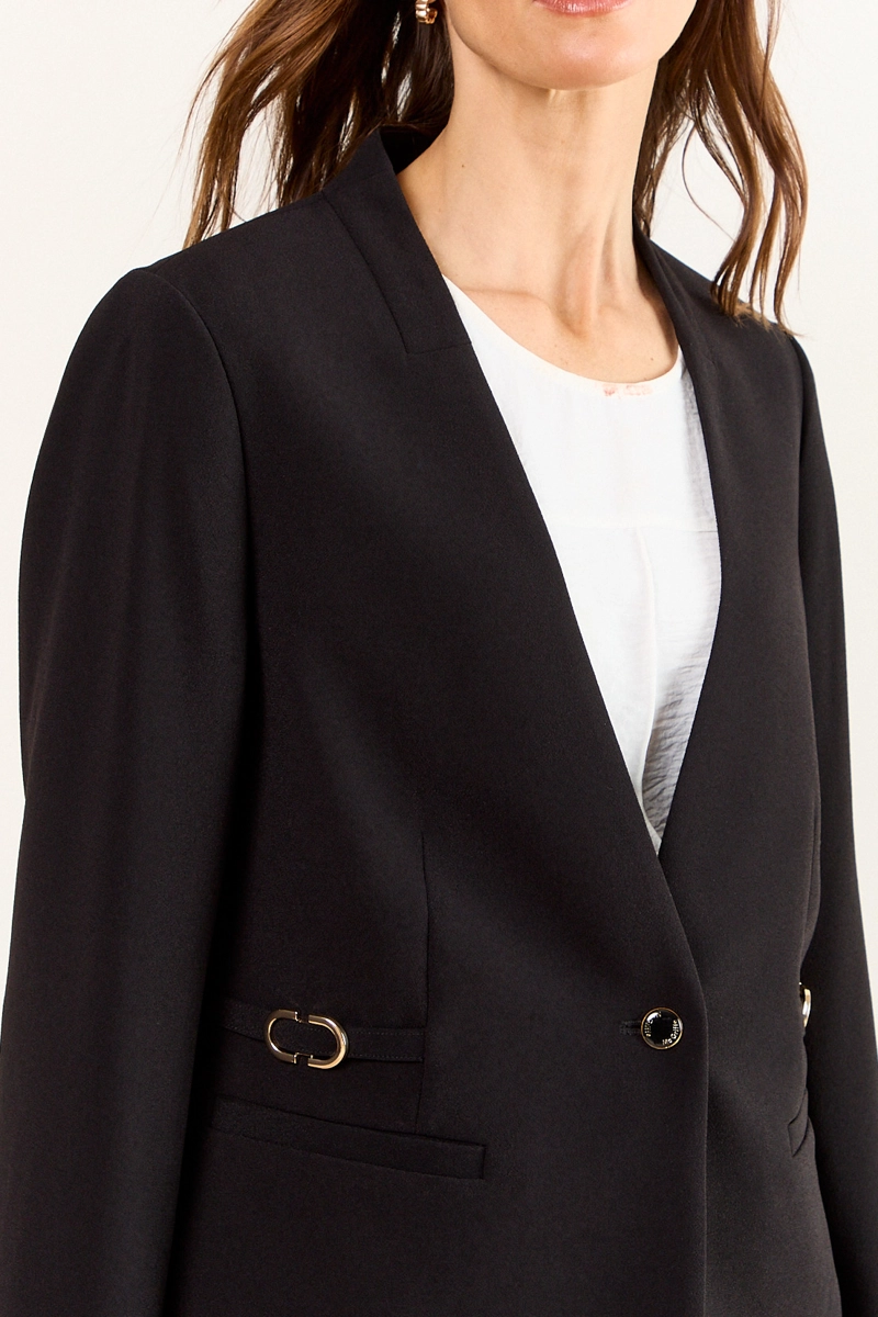 BLAZER NEGRO MUJER MA GRIFFE - 2