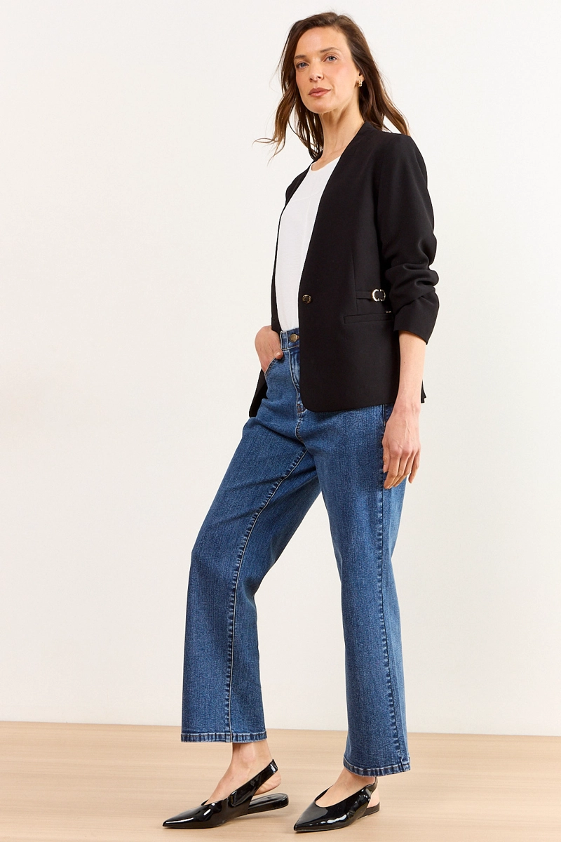 BLAZER NEGRO MUJER MA GRIFFE - 5