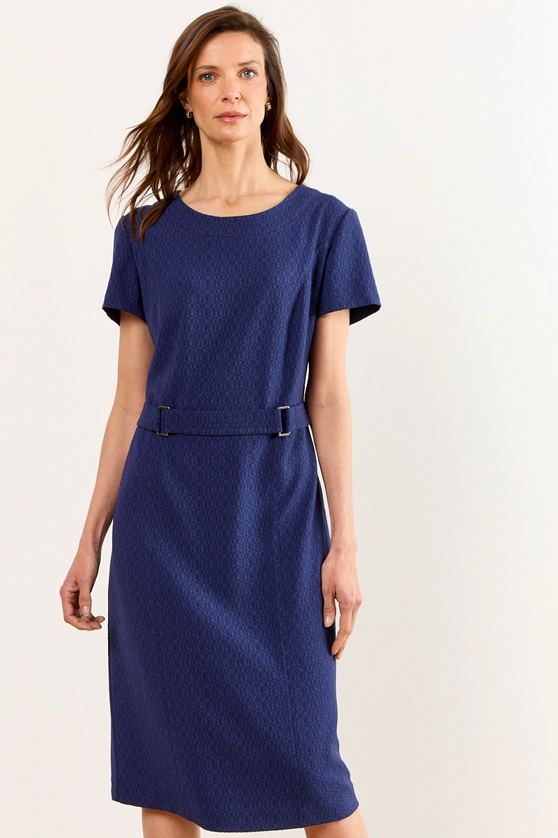 VESTIDO LARGO AZUL MUJER MA GRIFFE - 1