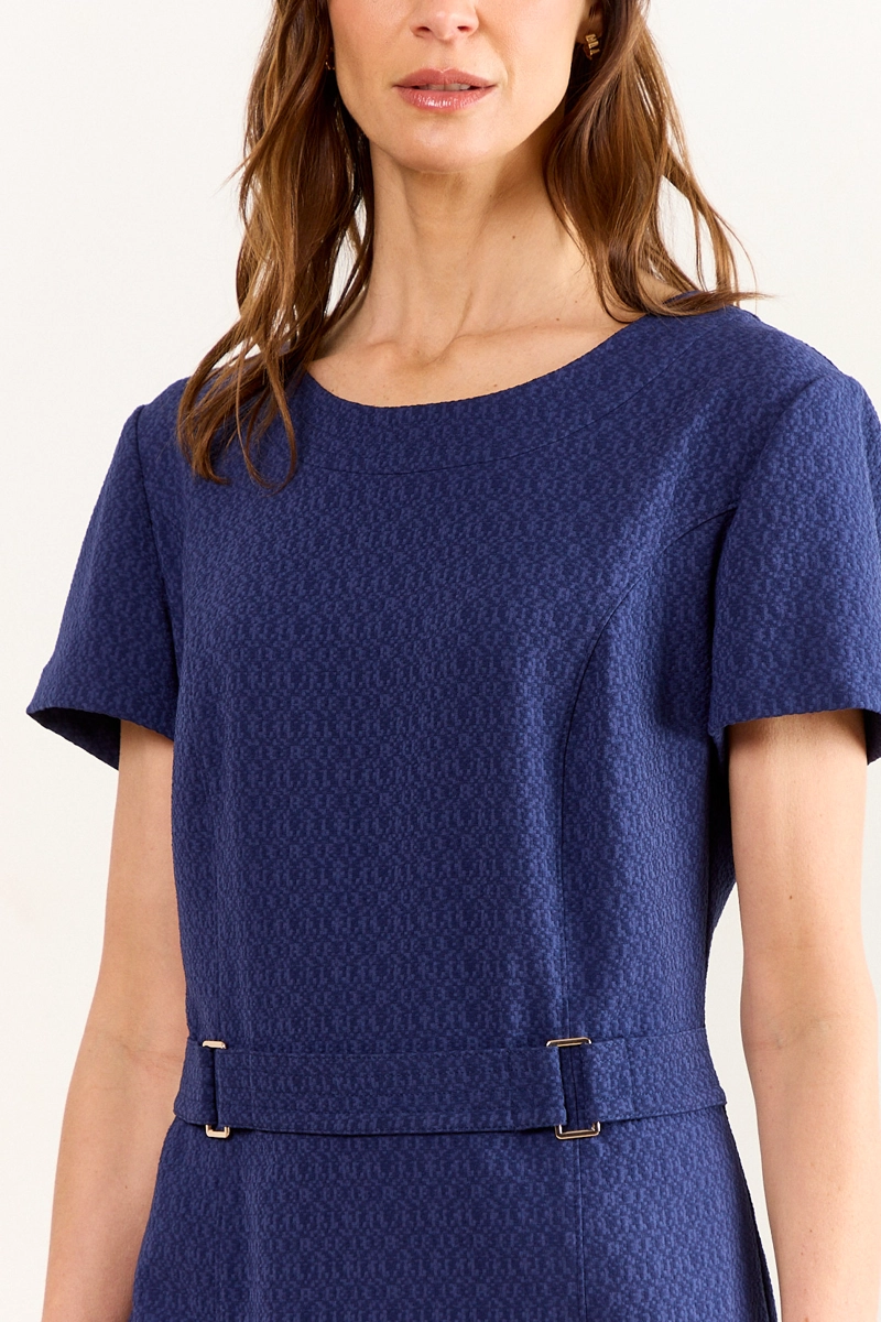 VESTIDO LARGO AZUL MUJER MA GRIFFE - 2