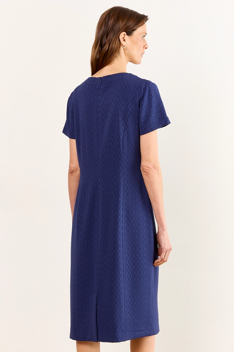 VESTIDO LARGO AZUL MUJER MA GRIFFE - 3