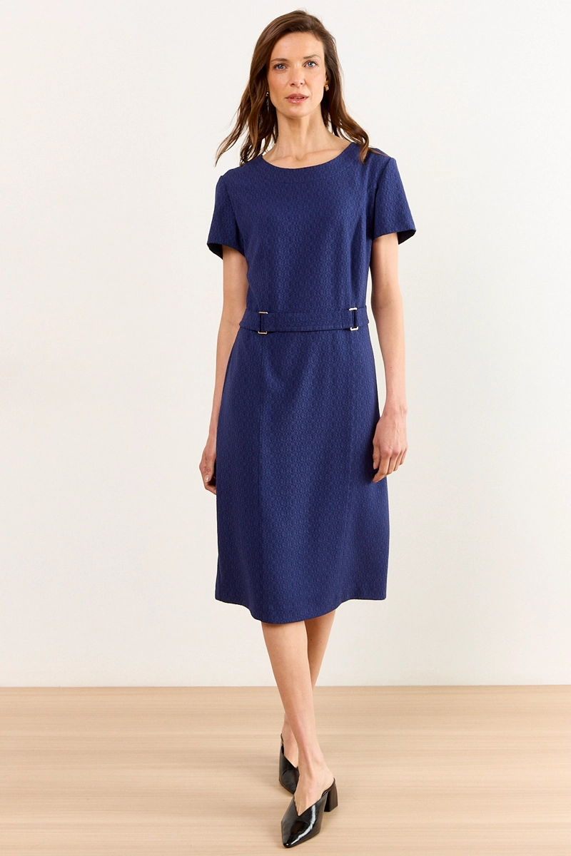 VESTIDO LARGO AZUL MUJER MA GRIFFE - 4
