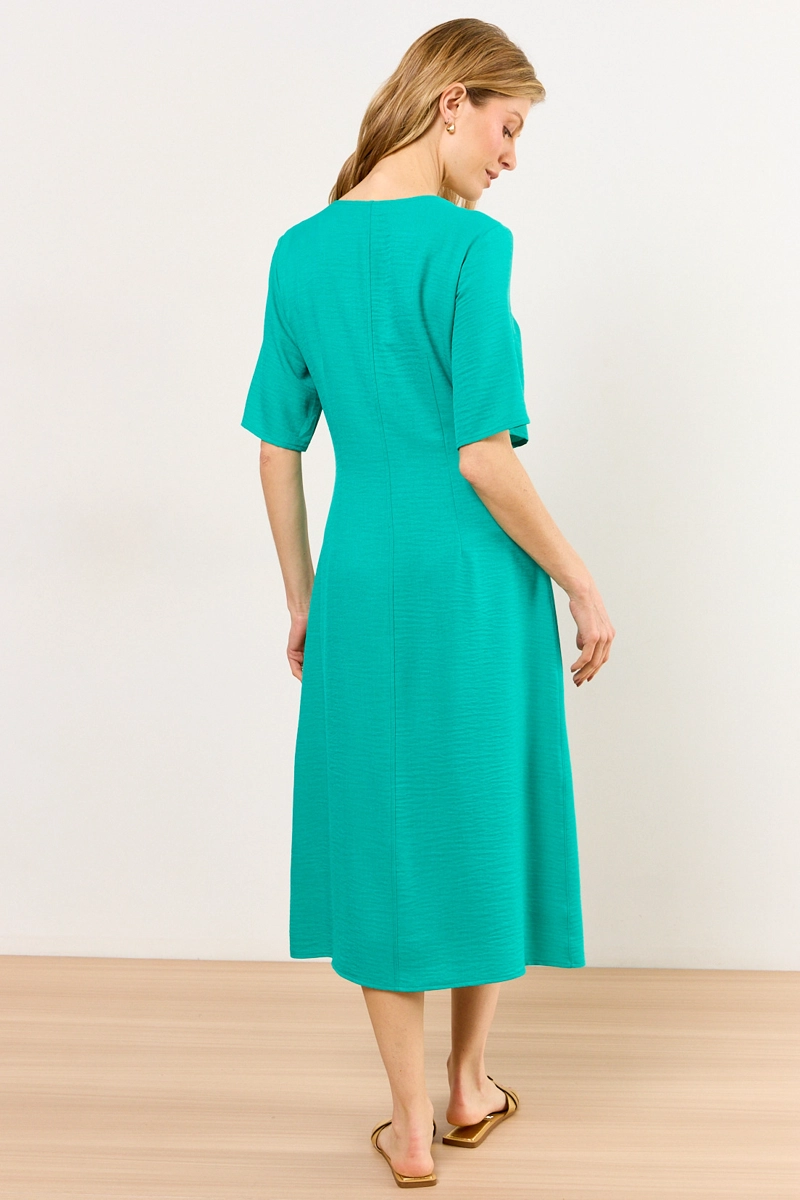 VESTIDO LARGO VERDE MUJER MA GRIFFE - 4