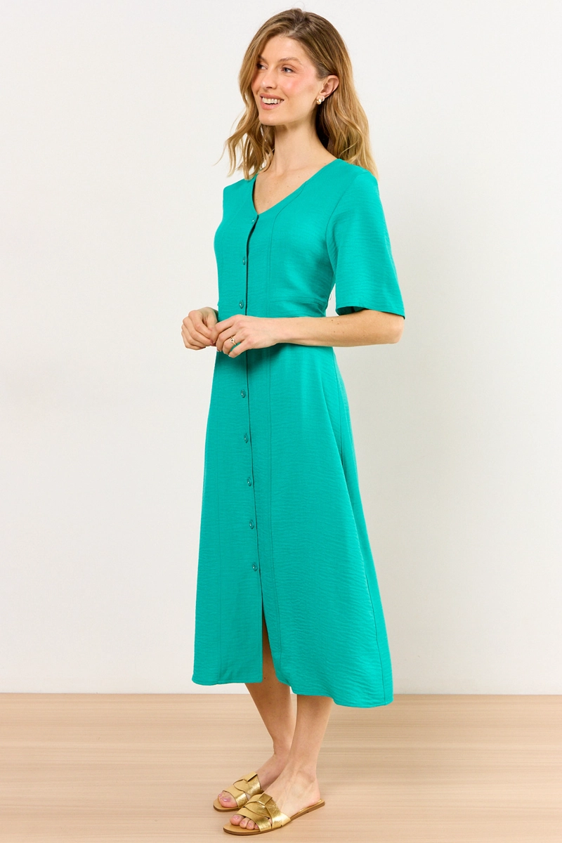 VESTIDO LARGO VERDE MUJER MA GRIFFE - 5