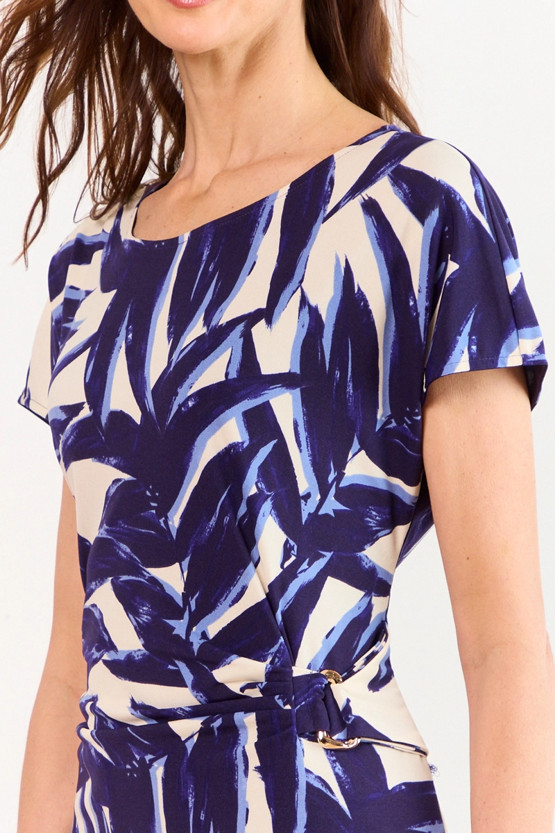 VESTIDO LARGO AZUL MUJER MA GRIFFE - 2