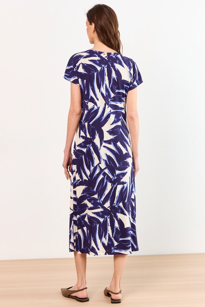 VESTIDO LARGO AZUL MUJER MA GRIFFE - 4