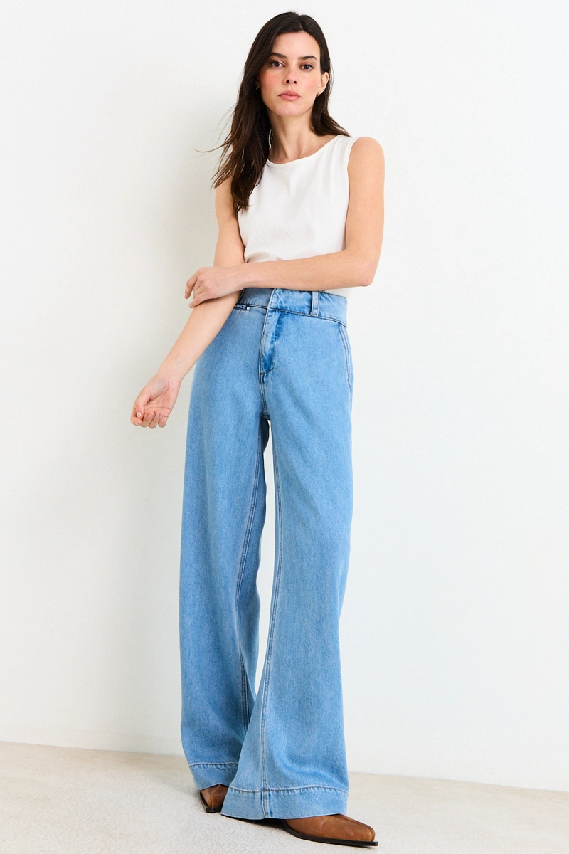 JEANS CELESTE MUJER ASH - 1