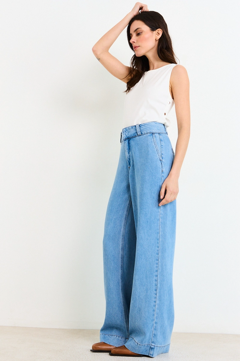 JEANS CELESTE MUJER ASH - 5