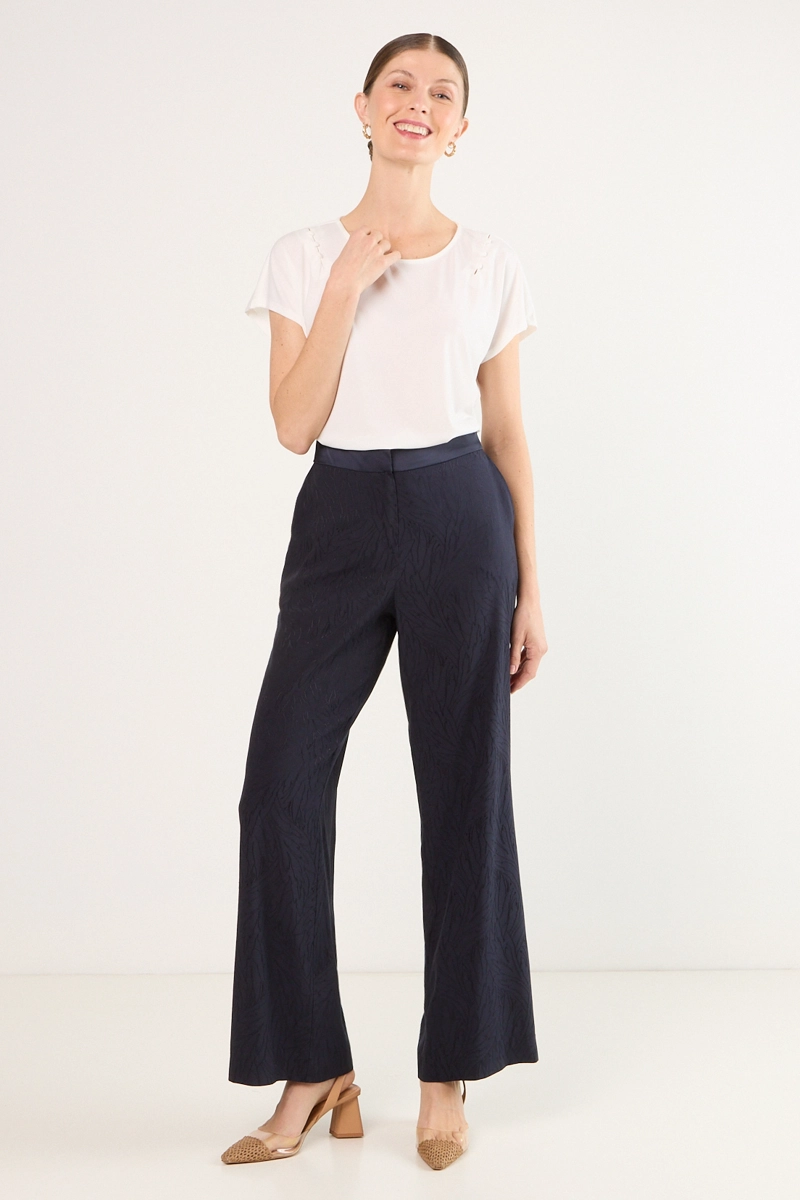 PANTALON AZUL MUJER MA GRIFFE - 1