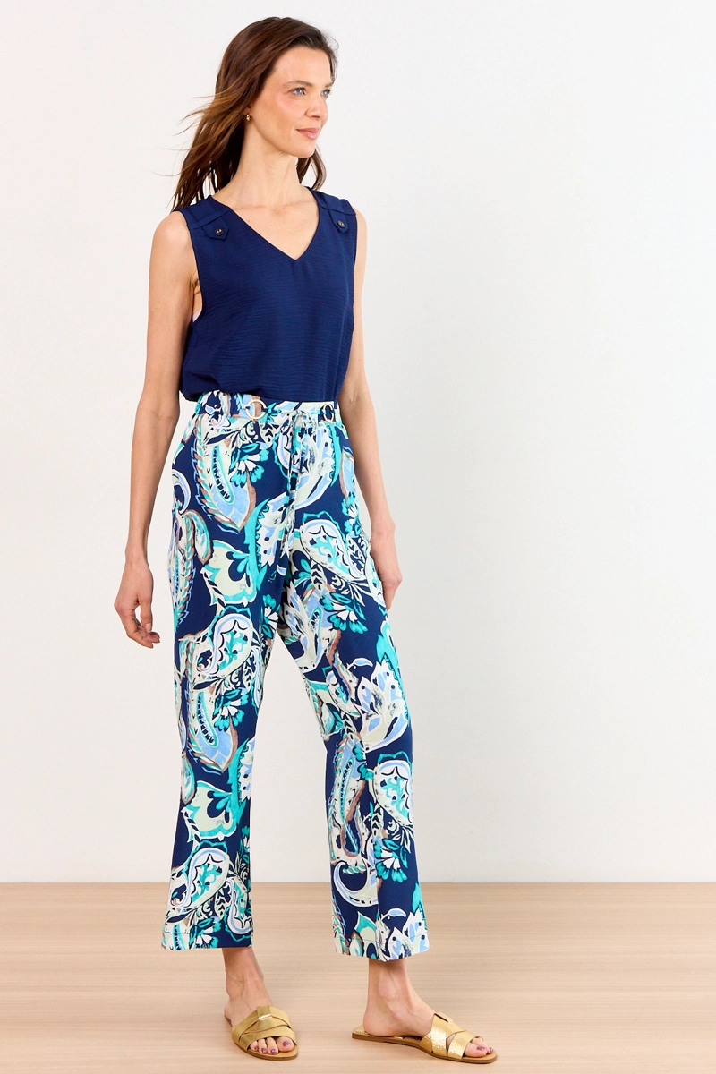 PANTALON AZUL MUJER MA GRIFFE - 5