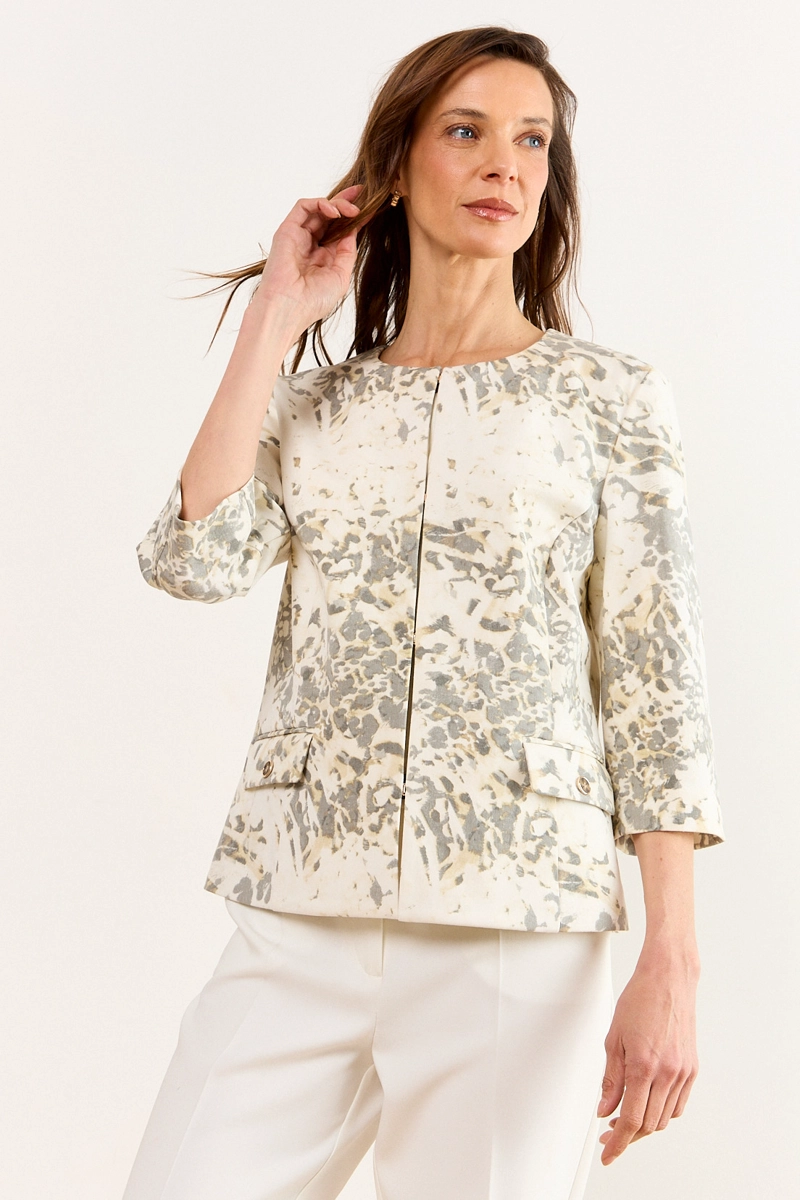 BLAZER CRUDO MUJER MA GRIFFE - 1