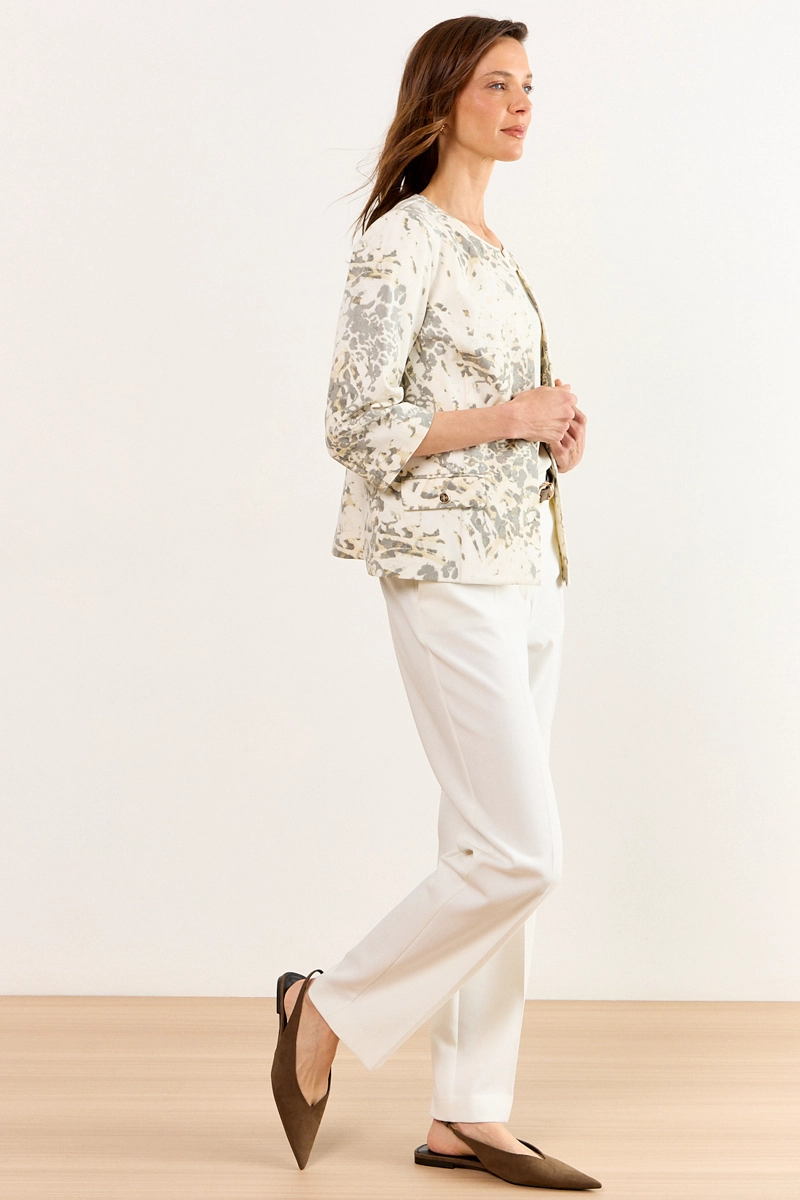 BLAZER CRUDO MUJER MA GRIFFE - 5