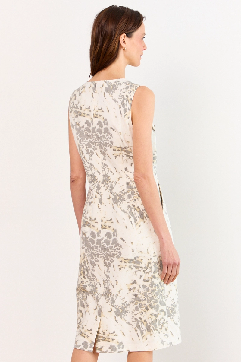 VESTIDO LARGO CRUDO MUJER MA GRIFFE - 3