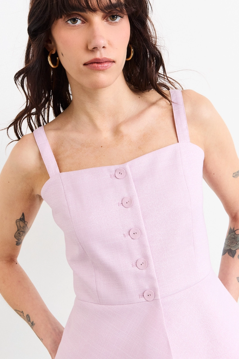 BLUSAS SIN MANGA ROSA MUJER IO - 2