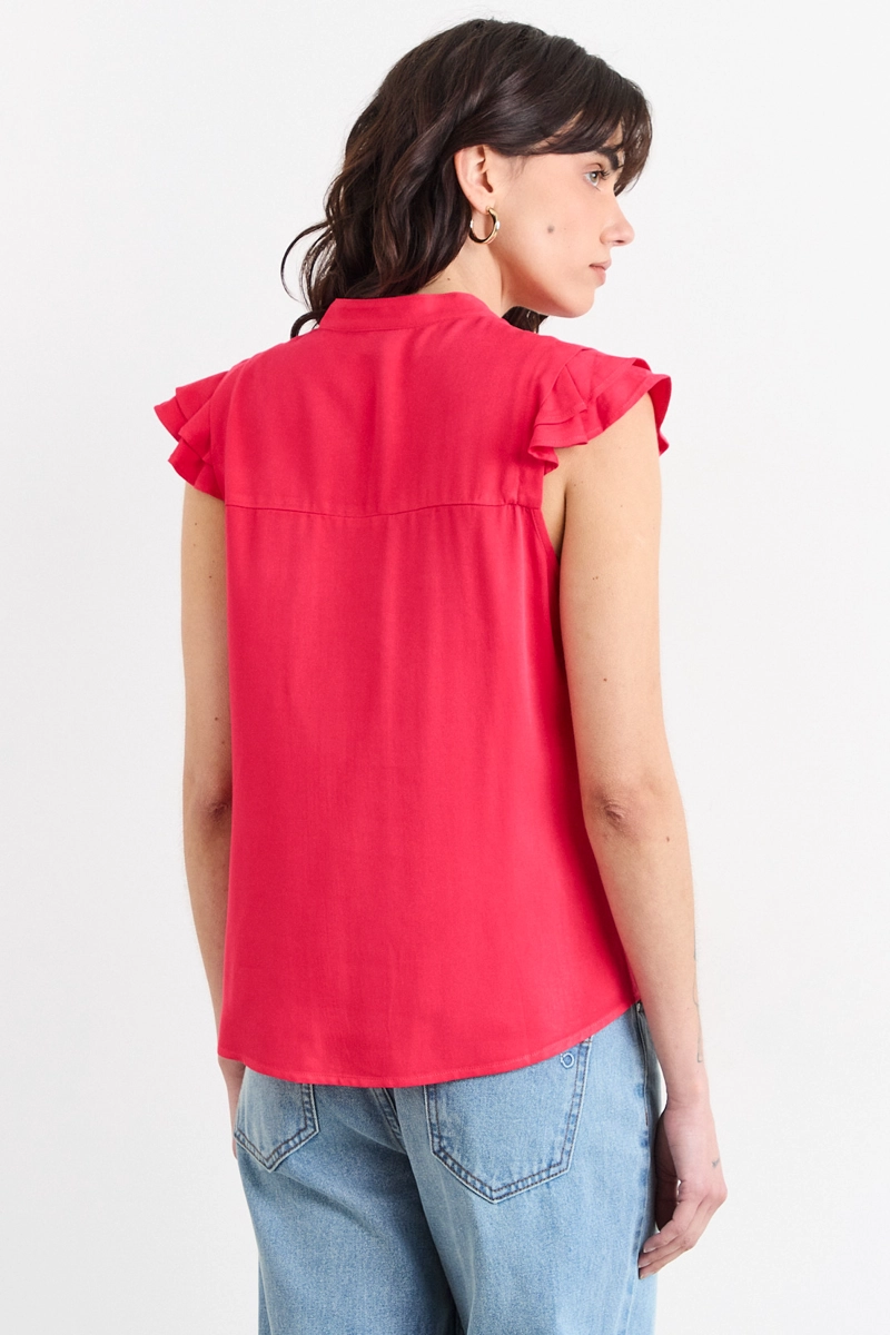 BLUSAS SIN MANGA FUCSIA MUJER IO - 3