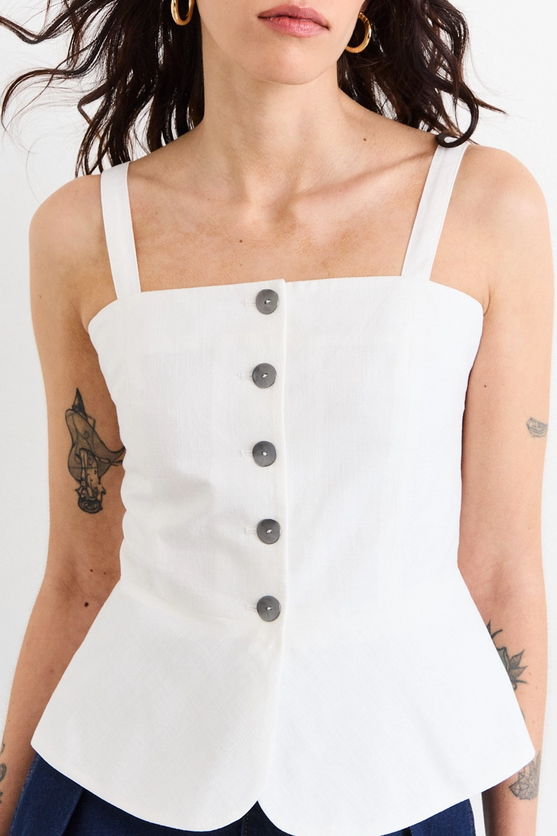 BLUSAS SIN MANGA CRUDO MUJER IO - 2