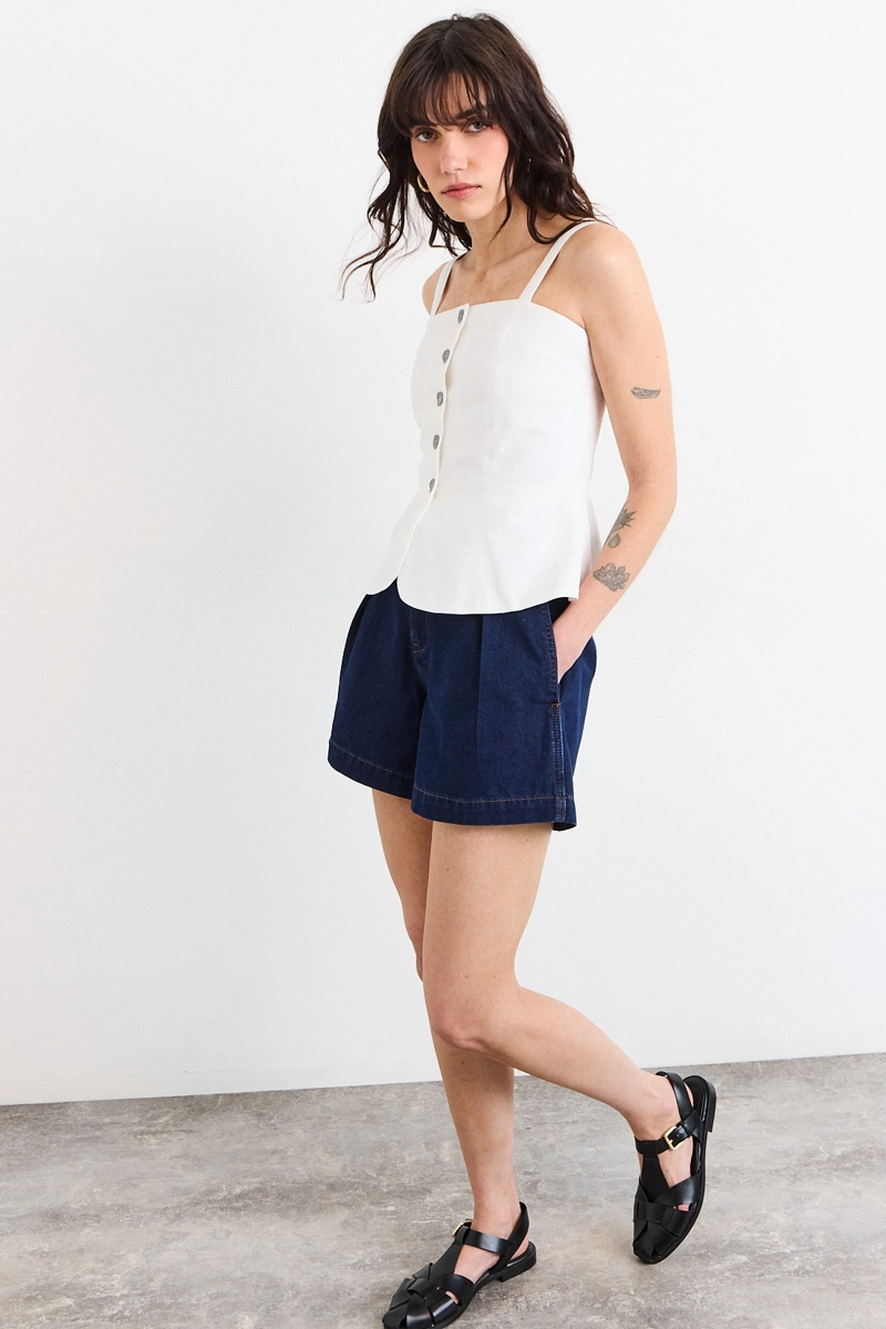 BLUSAS SIN MANGA CRUDO MUJER IO - 4