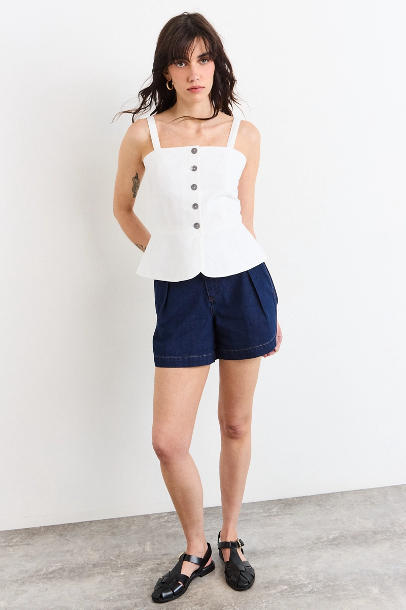 BLUSAS SIN MANGA CRUDO MUJER IO - 5