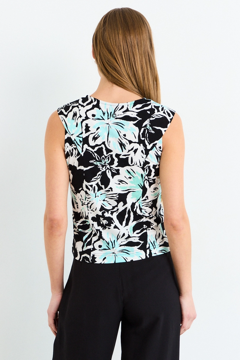 POLERA SIN MANGAS NEGRO MUJER IO - 3