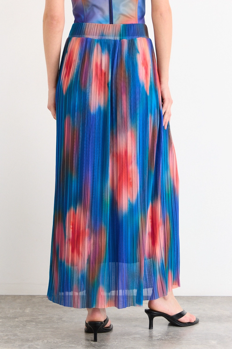 FALDA LARGA AZUL MUJER IO - 4