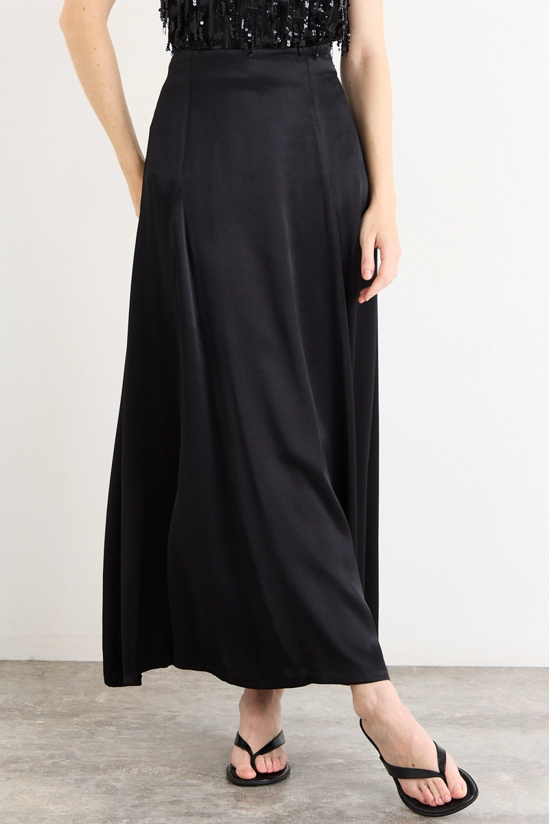 FALDA LARGA NEGRO MUJER IO - 4