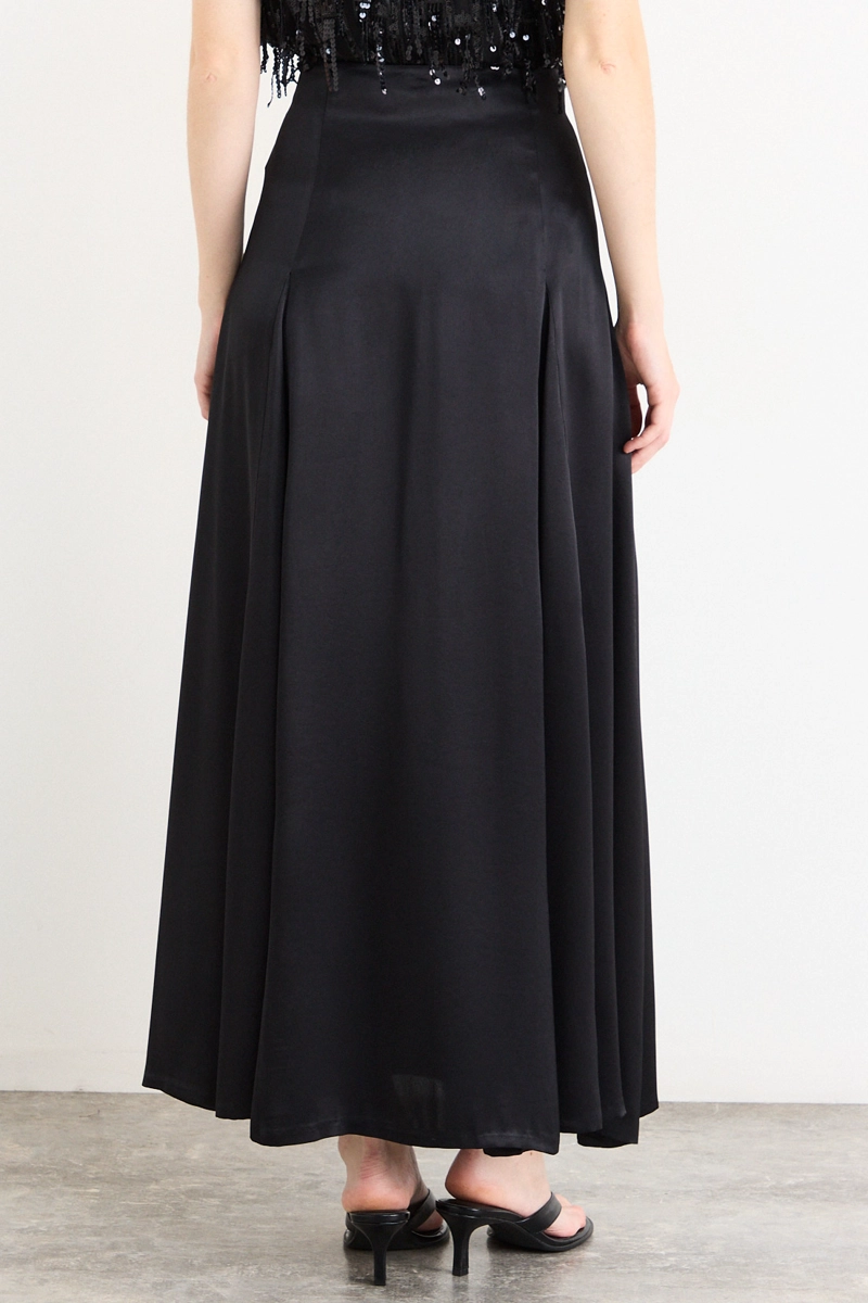 FALDA LARGA NEGRO MUJER IO - 5