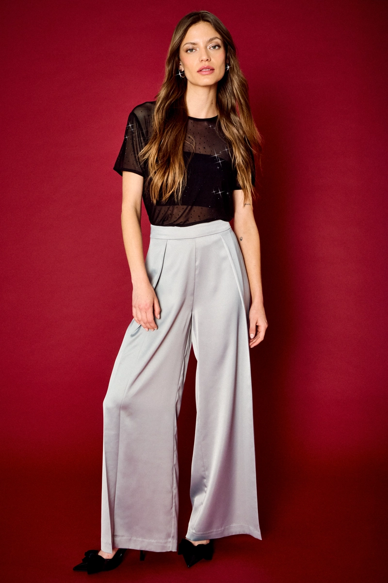 PANTALON GRIS MUJER IO - 1