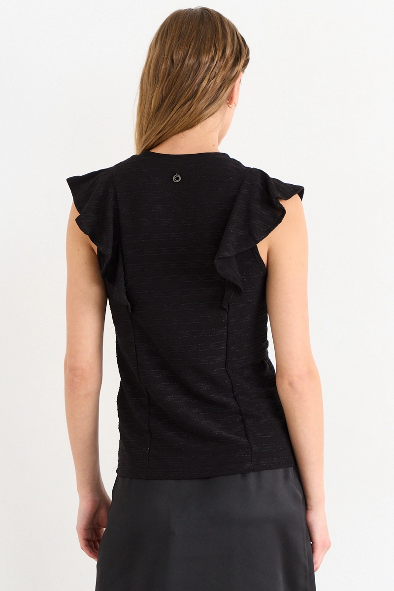 POLERA SIN MANGAS NEGRO MUJER IO - 3