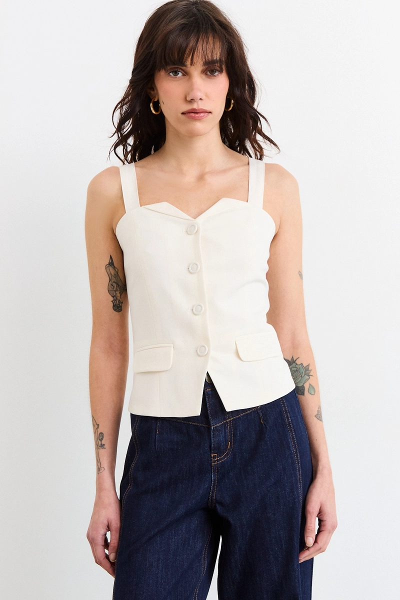 GILET CRUDO MUJER IO - 1