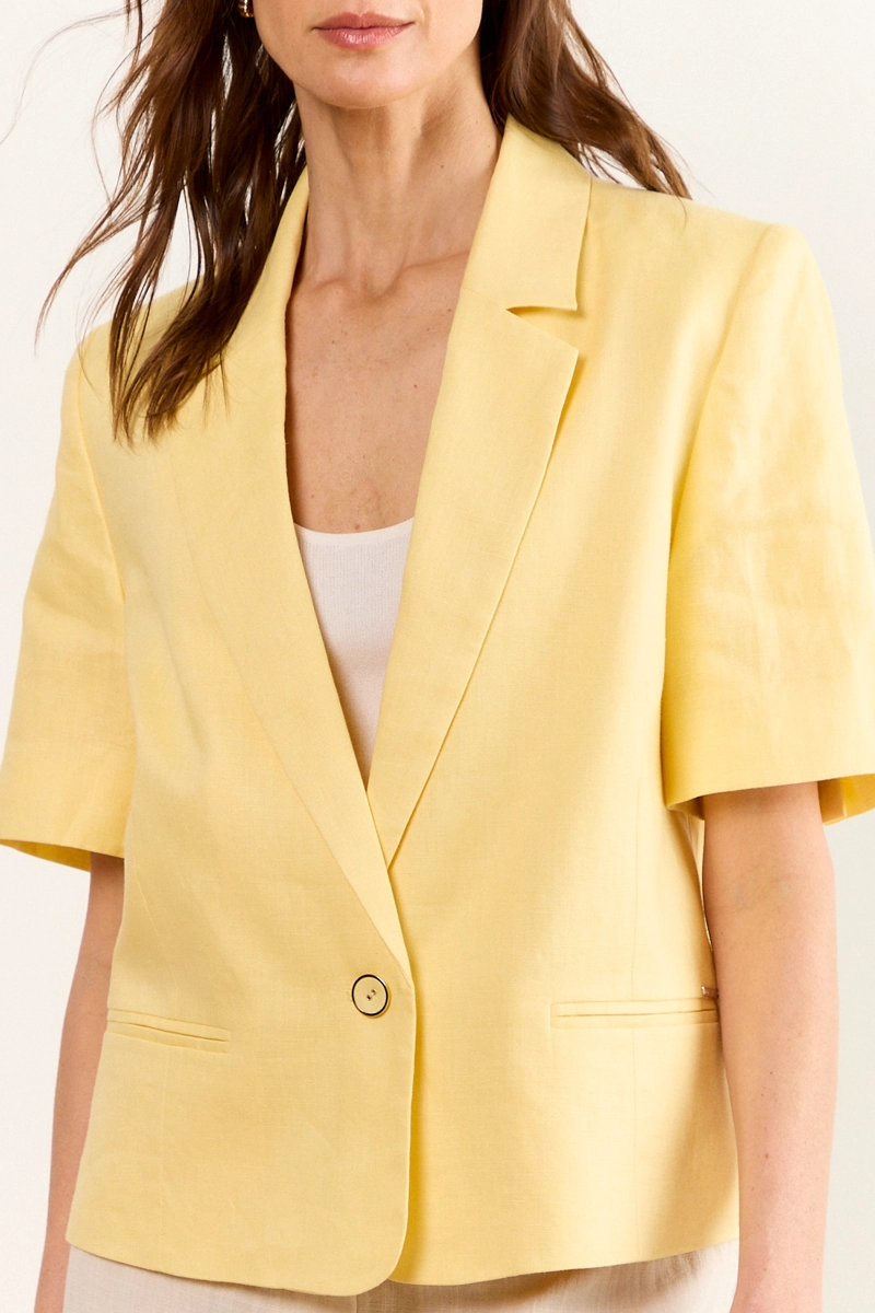 BLAZER AMARILLO MUJER MA GRIFFE - 2
