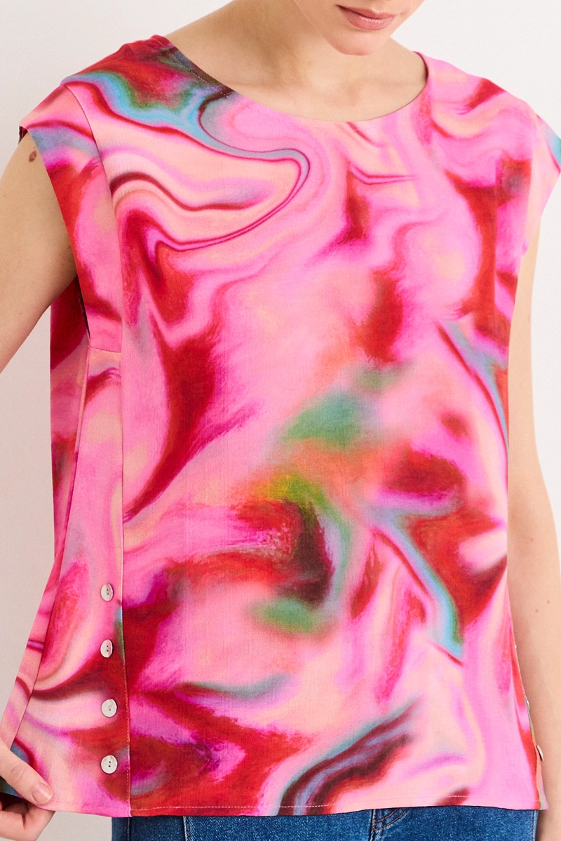 BLUSAS SIN MANGA ROSA MUJER ASH - 2
