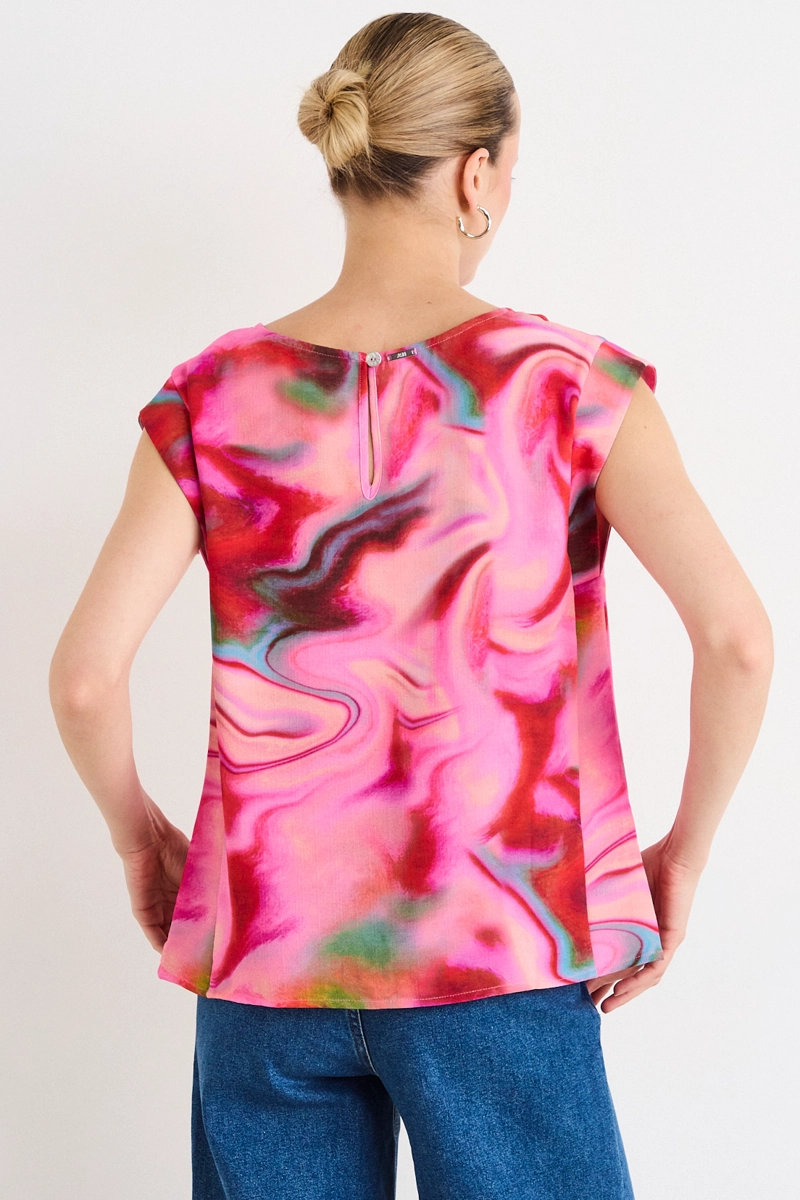 BLUSAS SIN MANGA ROSA MUJER ASH - 3