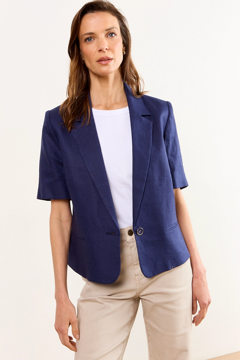 BLAZER AZUL MUJER MA GRIFFE - 1