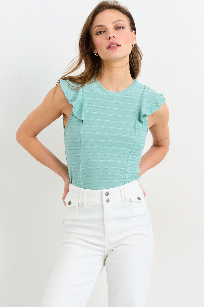 POLERA SIN MANGAS CELESTE MUJER IO - 2