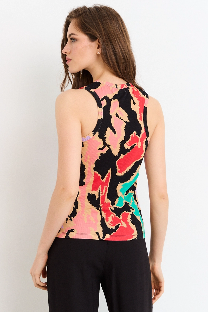 POLERA SIN MANGAS ROSA MUJER IO - 3