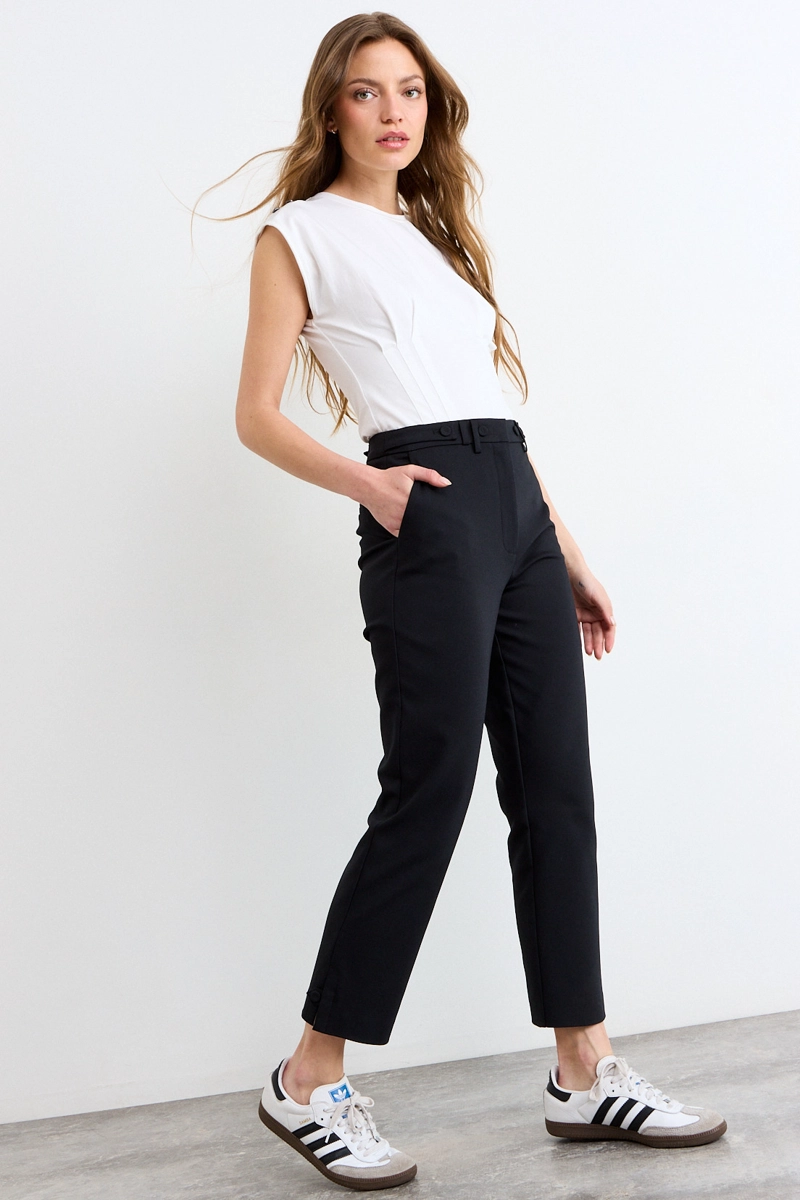 PANTALON NEGRO MUJER IO - 5