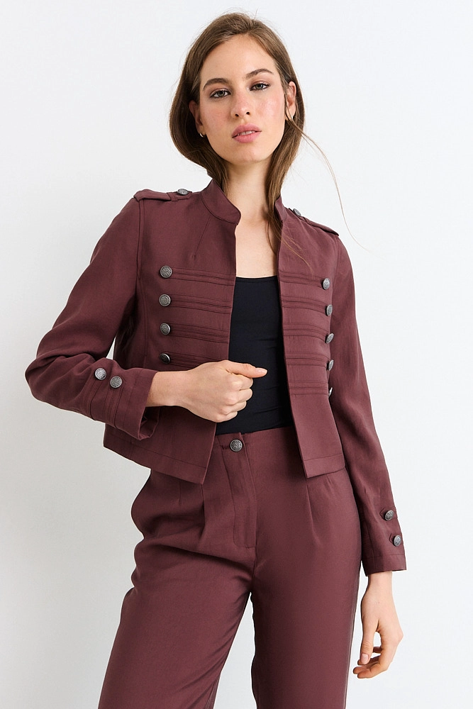 BLAZER CAFE MUJER IO - 1