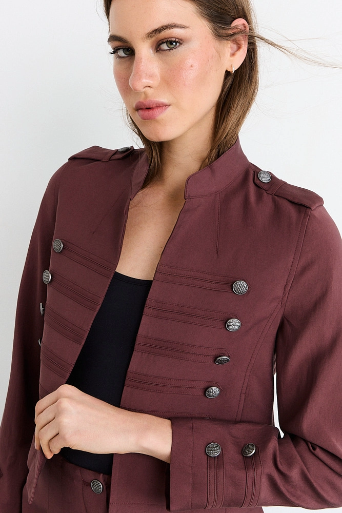 BLAZER CAFE MUJER IO - 2