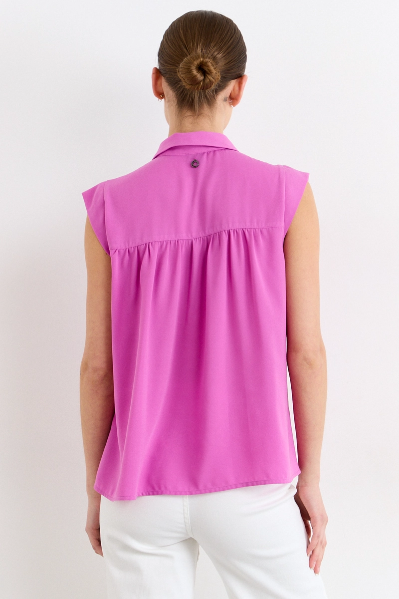 BLUSAS SIN MANGA MORADO MUJER IO - 3