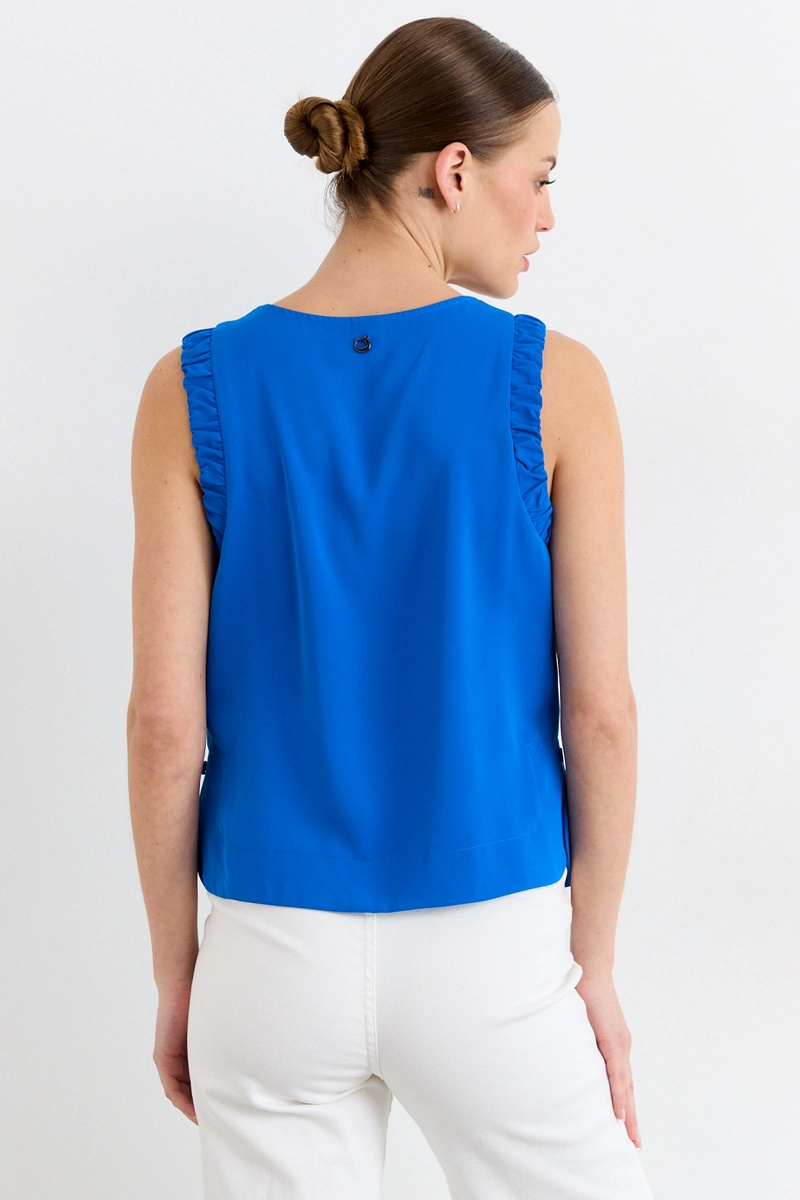 BLUSAS SIN MANGA AZUL MUJER IO - 3