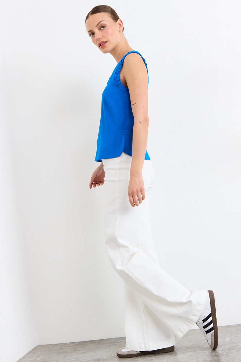 BLUSAS SIN MANGA AZUL MUJER IO - 5