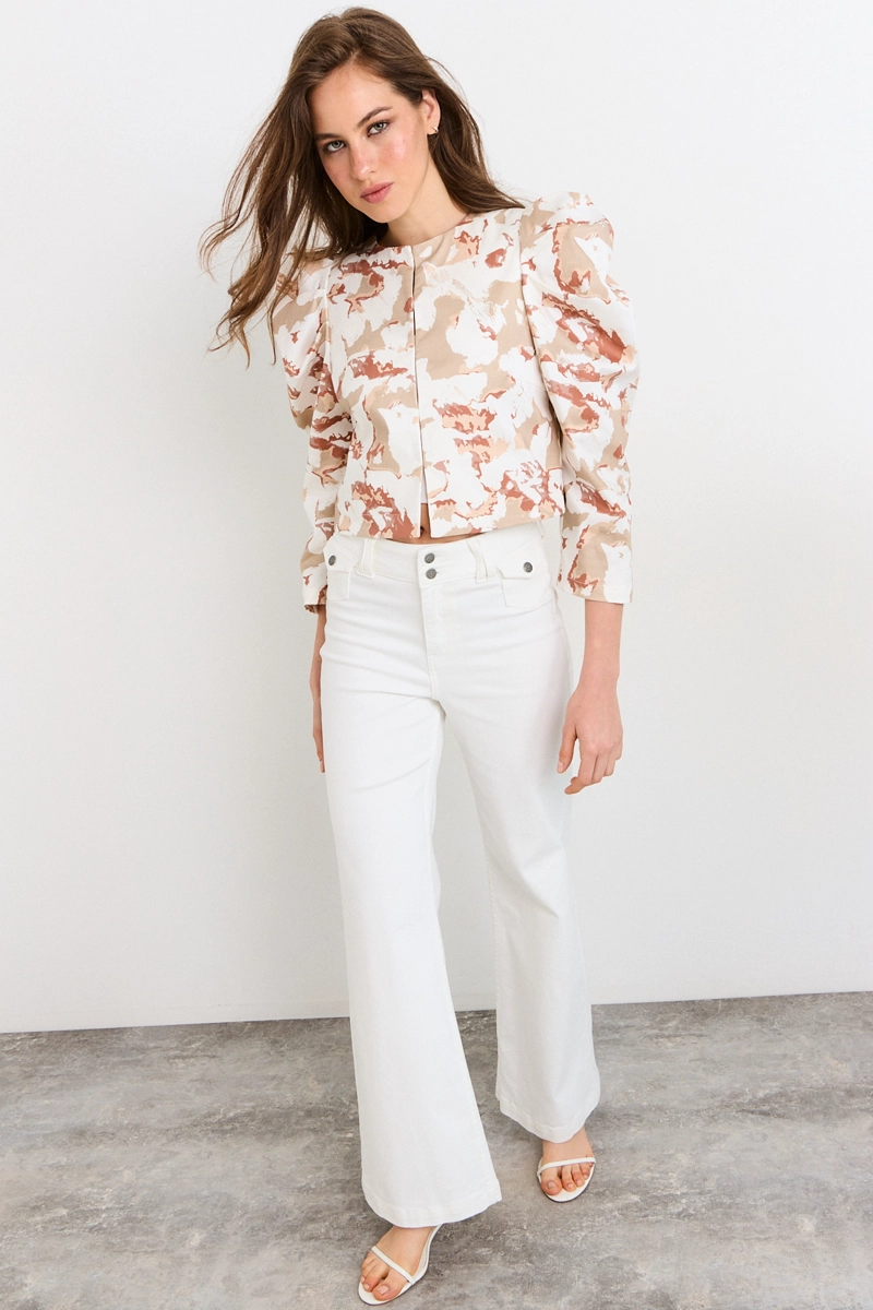 CHAQUETA BEIGE MUJER IO - 5