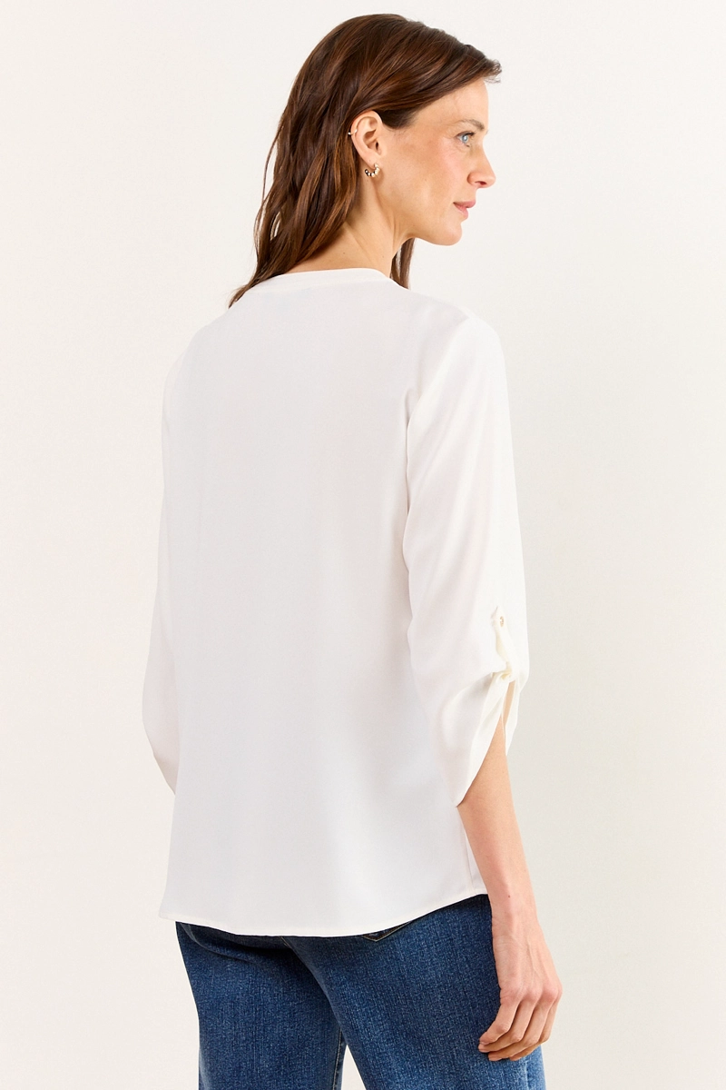 BLUSAS MANGA LARGA BLANCO MUJER MA GRIFFE - 3