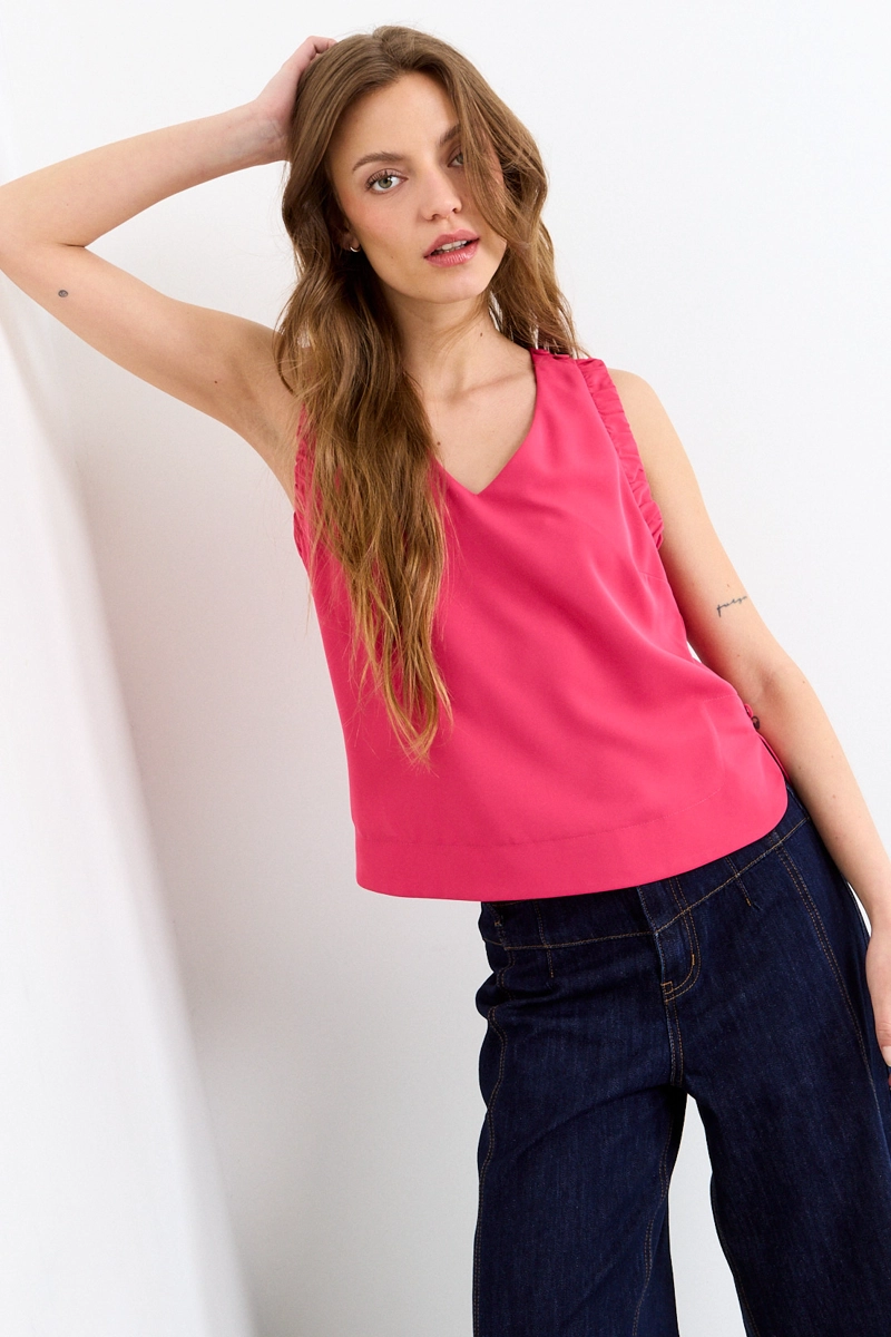 BLUSAS SIN MANGA CORAL MUJER IO - 1